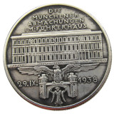 German WW2 5 Mark Commemorative Silver Plated/Gold Plated Coin Copy Type21