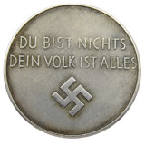 German WW2 5 Mark Commemorative Silver Plated/Gold Plated Coin Copy Type34