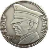 German WW2 5 Mark Commemorative Silver Plated/Gold Plated Coin Copy Type05