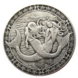 HOBO US Morgan Silver Plated Dollar skull zombie skeleton Copy Coin Type122
