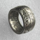 Hobo Coin US Morgan Dollar Silver Plated Coin Ring Handcrafted US Size 6-16