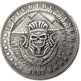 HOBO US Morgan Silver Plated Dollar skull zombie skeleton Copy Coin Type60