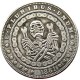 HOBO US Morgan Silver Plated Dollar skull zombie skeleton Copy Coin Type119