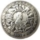 HOBO US Morgan Silver Plated Dollar skull zombie skeleton Copy Coin Type55