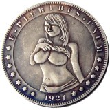 HOBO US Morgan Silver Plated Dollar skull zombie skeleton Copy Coin Type99