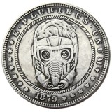 HOBO US Morgan Silver Plated Dollar skull zombie skeleton Copy Coin Type46