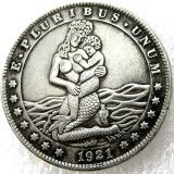 HOBO US Morgan Silver Plated Dollar skull zombie skeleton Copy Coin Type52