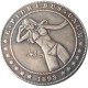 HOBO US Morgan Silver Plated Dollar skull zombie skeleton Copy Coin Type96