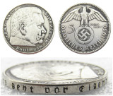 German WW2 Nazi 5 Mark 1939D Commemorative Coin Copy
