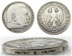 Germany 5 Reichsmark Hindenburg Eagle 1936A Silver Plated Coin Copy