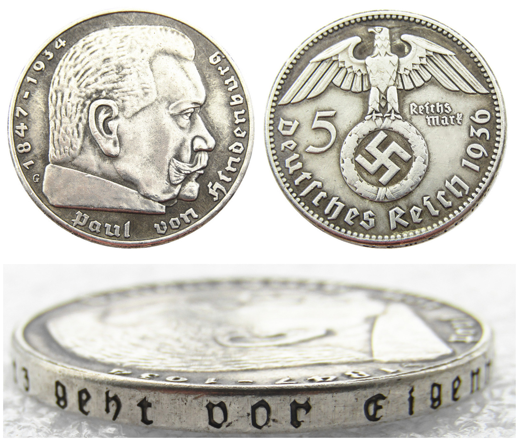 German 5 mark coin