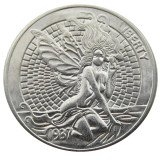 Hobo Nickel US 1937-D 3-Legged Buffalo Cent Nickel Rare Creative Funny Copy Coin Type 44
