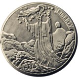 Hobo Nickel US 1937-D 3-Legged Buffalo Cent Nickel Rare Creative Funny Copy Coin Type 18