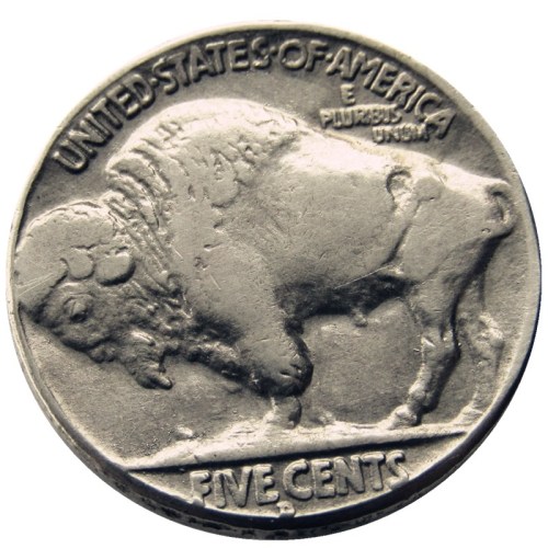 Hobo Nickel US 1937-D 3-Legged Buffalo Cent Nickel Rare Creative Funny Copy Coin Type 17