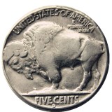 Hobo Nickel US 1937-D 3-Legged Buffalo Cent Nickel Rare Creative Funny Copy Coin Type 12