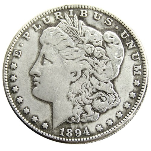 US 1894 Morgan Dollar Silver Plated Copy Coin