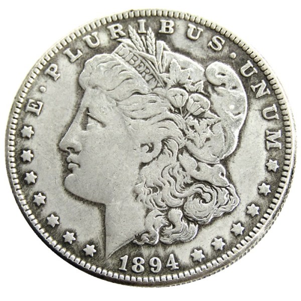 US 1894 Morgan Dollar Silver Plated Copy Coin
