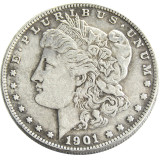 US 1901O Morgan Dollar Silver Plated Copy Coin