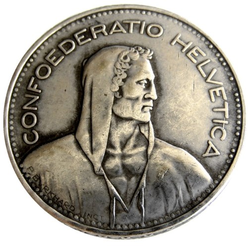 1949 Switzerland (Confederation) 5Francs（5Franken）Copy Coin(31.45mm)