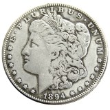 US 1894O Morgan Dollar Silver Plated Copy Coin