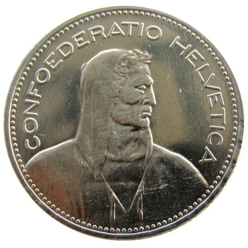 1948 Switzerland (Confederation) 5Francs（5Franken）Nickel Copy Coin(31.45mm)