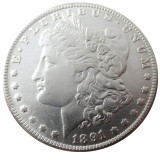90% Silver US 1891O Morgan Dollar Silver Copy Coin