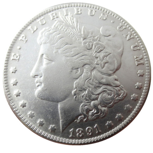 90% Silver US 1891O Morgan Dollar Silver Copy Coin