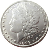 90% Silver US 1897O Morgan Dollar Silver Copy Coin