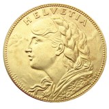 Switzerland 100 Frs 1925 Gold Plated Creative Copy Coin