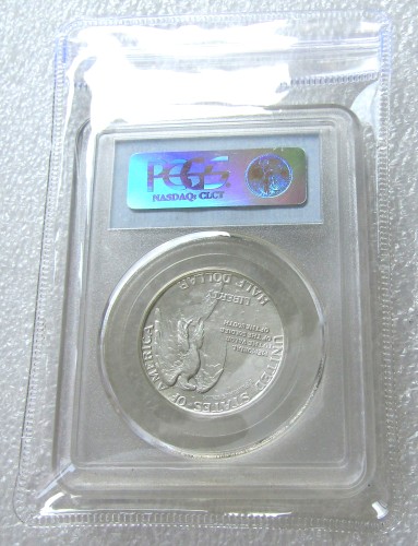 US Coin 1925 MS65 50C Stone Commemorative Coin Half Dollar Silver Coins Currency Senior Transparent Box