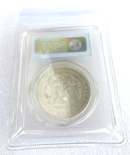 US Coin 1886O MS62  $1 Morgan Dollar Silver Coins Currency Senior Transparent Box