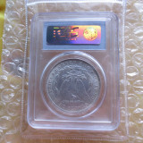 US Coin PCGS 1892S UNC $1 Morgan Dollar Silver Coins Currency Senior Transparent Box
