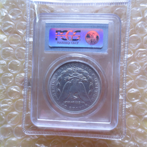 US Coin PCGS 1895O MS61 $1 Morgan Dollar Silver Coins Currency Senior Transparent Box