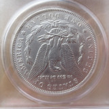 US Coin PCGS 1885CC MS63  $1 Morgan Dollar Silver Coins Currency Senior Transparent Box