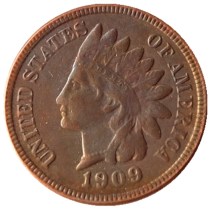 US 1909s Indian Cent 100% Copper Copy Coin