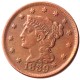 US Coins 1839 Braided Hair Large Cents 100% Copper Coins