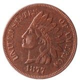 US 1877 Indian Cent 100% Copper Copy Coin