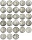 US A Set Of(1879-1904)-O 26pcs Morgan Dollar Silver Plated Copy Coin