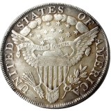 US 1800 Draped Bust Dollar Heraldic Eagle Silver Plated Copy Coins