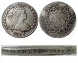 US 1796 Draped Bust Dollar Small Eagle Silver Plated Copy Coins