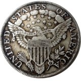 US 1801 Draped Bust Dollar Heraldic Eagle Silver Plated Copy Coins