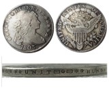 US 1804 Draped Bust Dollar Heraldic Eagle Silver Plated Copy Coins