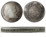 US 1798 Draped Bust Dollar Small Eagle Silver Plated Copy Coins