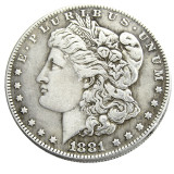 US A Set Of(1878-1921)-S 28pcs Morgan Dollar Silver Plated Copy Coin