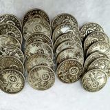 German WW2 Nazi 5 Mark A Set Of(1936-1939ADEFGJ) 24PCS Commemorative Coin Copy