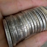 German 5 Reichsmark Hindenburg Eagle A Set Of(1935-1936ADEFGJ) 12PCS Silver Plated Coin Copy