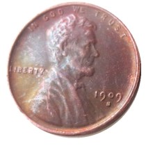 US 1909SVDB Lincoln Penny Cent 100% Copper Copy Coin