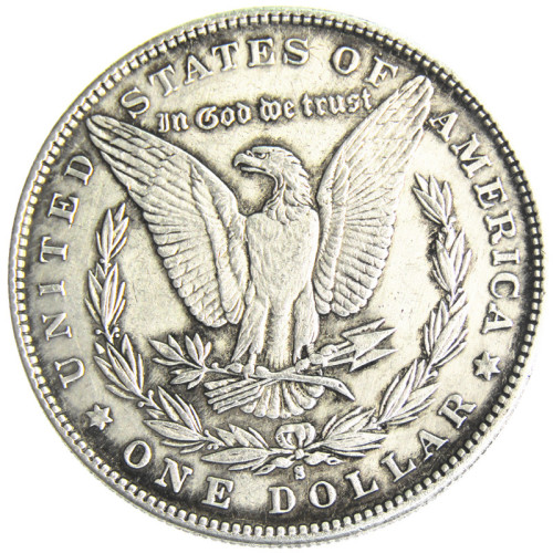 HOBO US 1893S Morgan Silver Plated Dollar skull zombie skeleton Copy Coin Type131