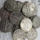 US Full Set (1916-1947)PSD 65PCS Walking Liberty Half Dollar Silver Plated Copy Coins