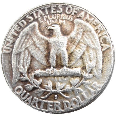 US Coins 1939S Washington Quarter Dollar Silver Plated Copy Coin